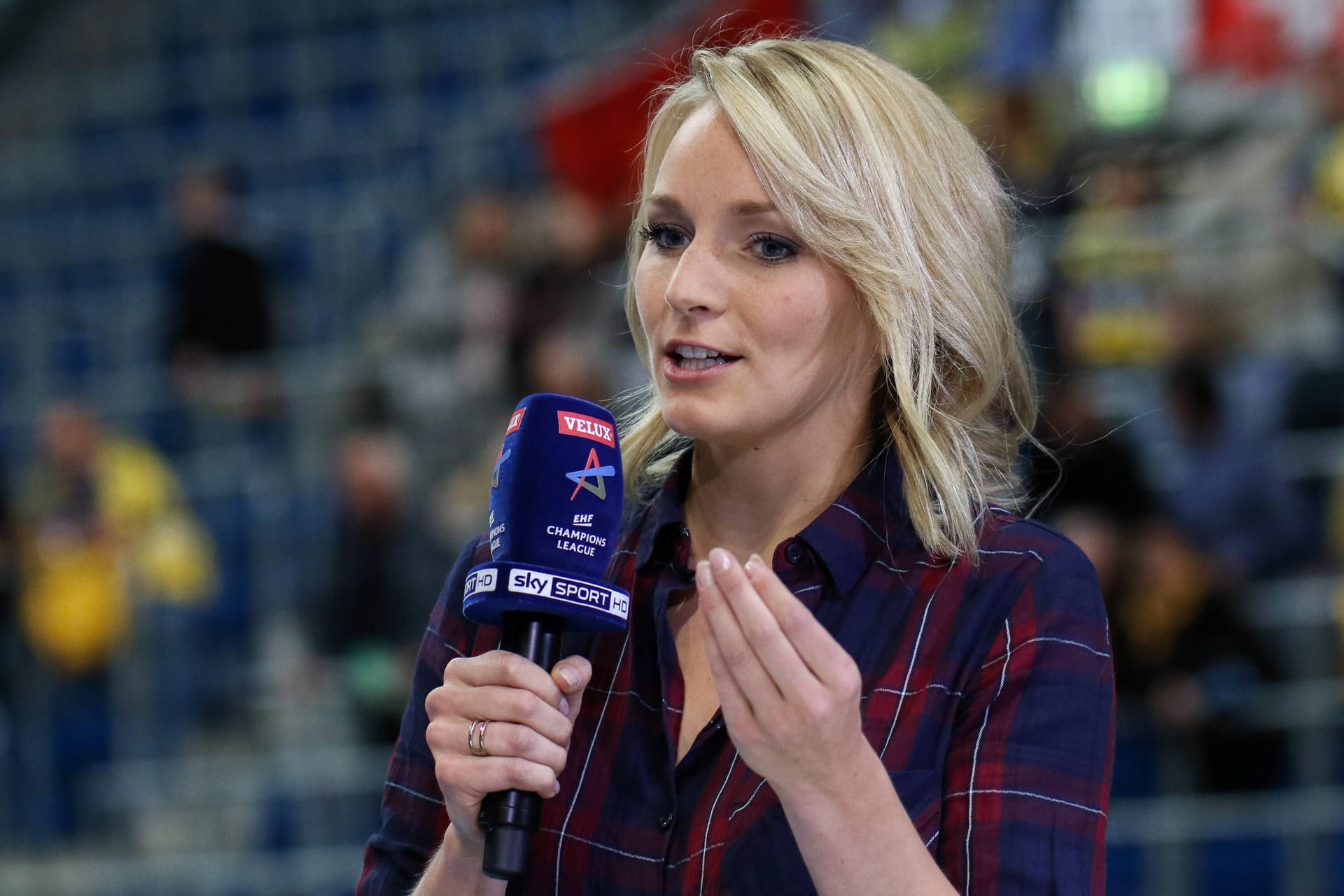 Katharina Kleinfeldt: Sie begann 2015 mit der Moderation der Handball-Bundesliga.