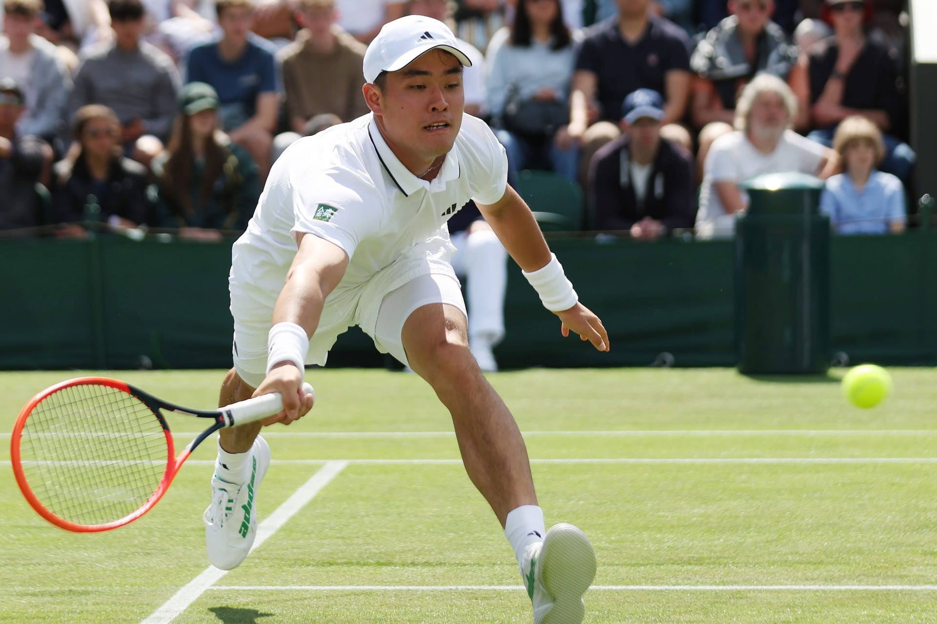 Yibing Wu: Der Chinese erlebte einen kurzen Schreckmoment in Wimbledon.