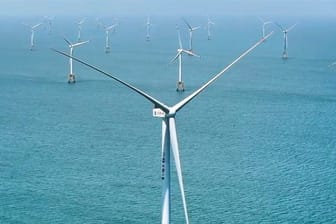 Offshore-Windräder der China Tree Gorges Coorporation: In China wurde gerade das größte Offshore-Windrad der Welt in Betrieb genommen.