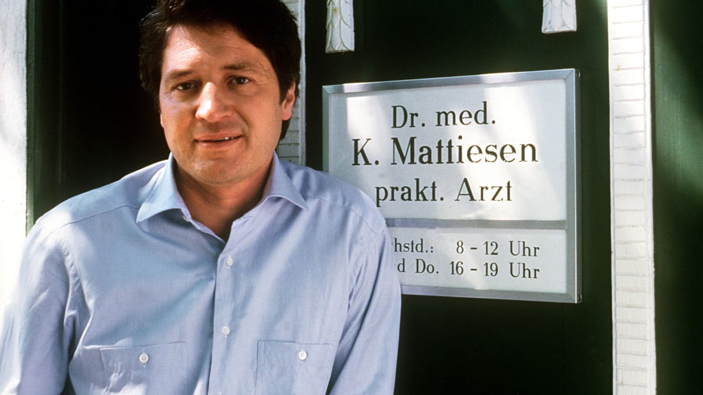 1986: Quadflieg als Dr. Karsten Mattiesen in "Der Landarzt".