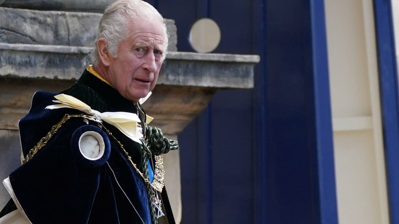 König Charles III.: Er wurde in Schottland erneut gekrönt.