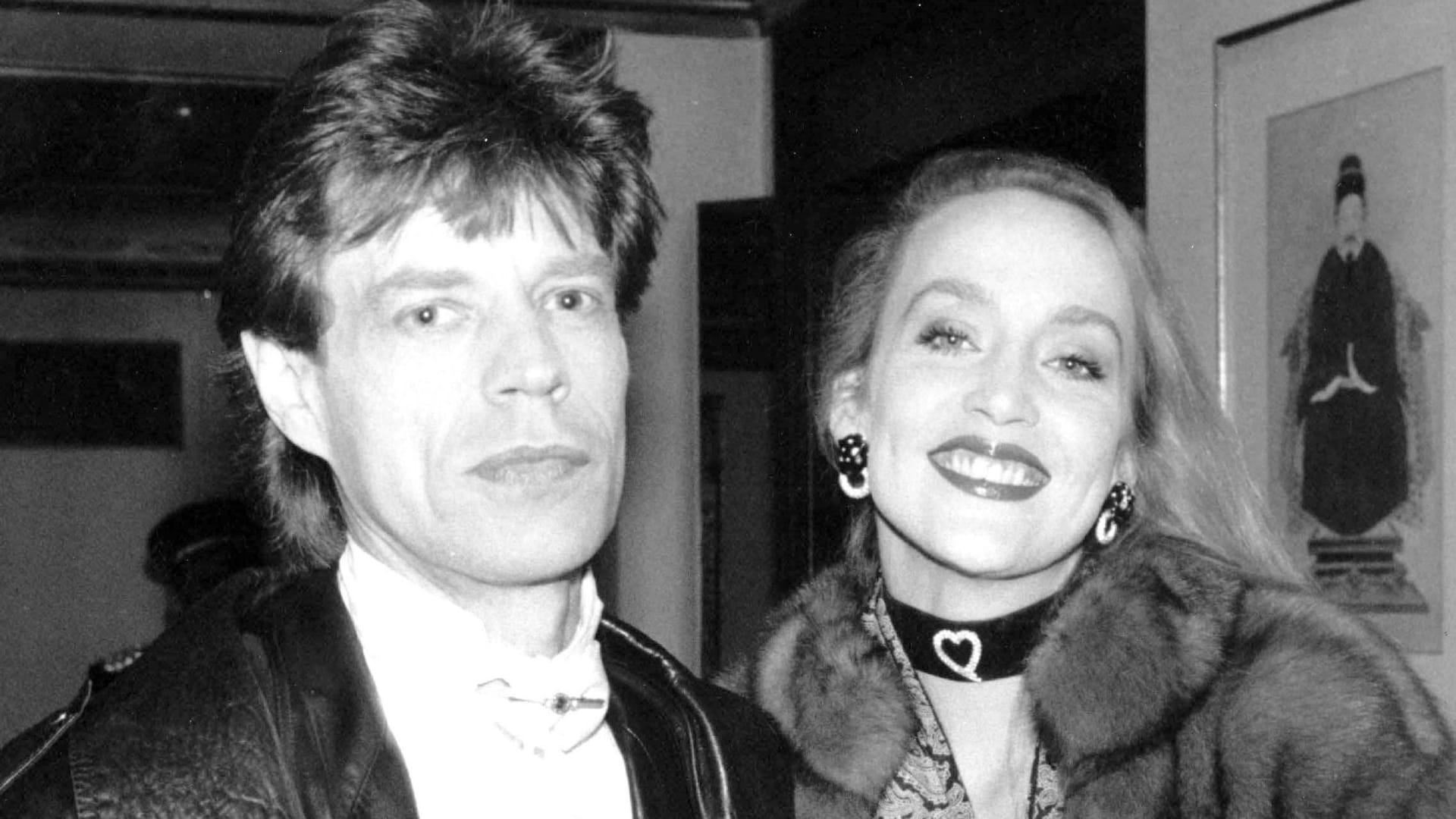 Mick Jagger und Jerry Hall