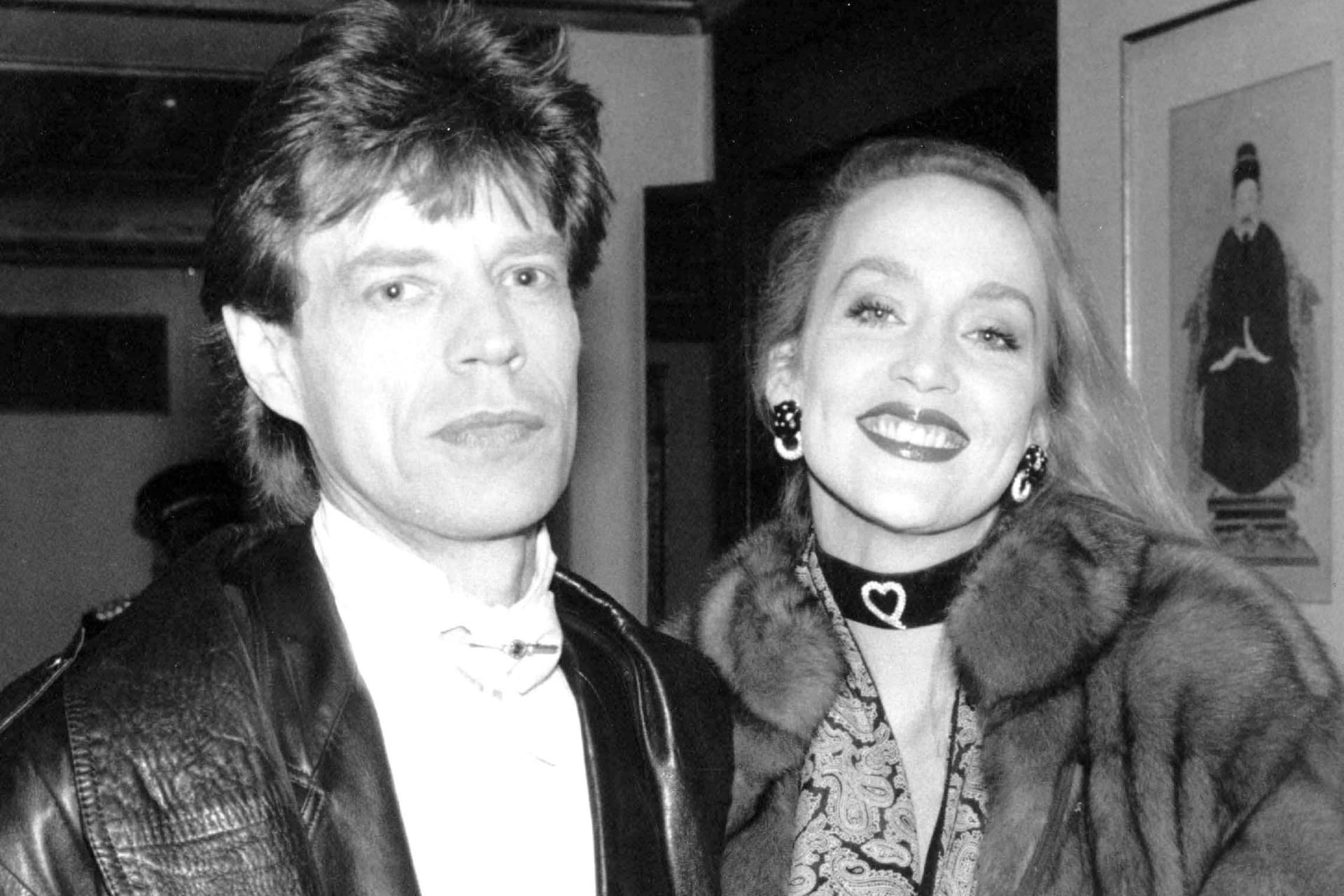 Mick Jagger und Jerry Hall