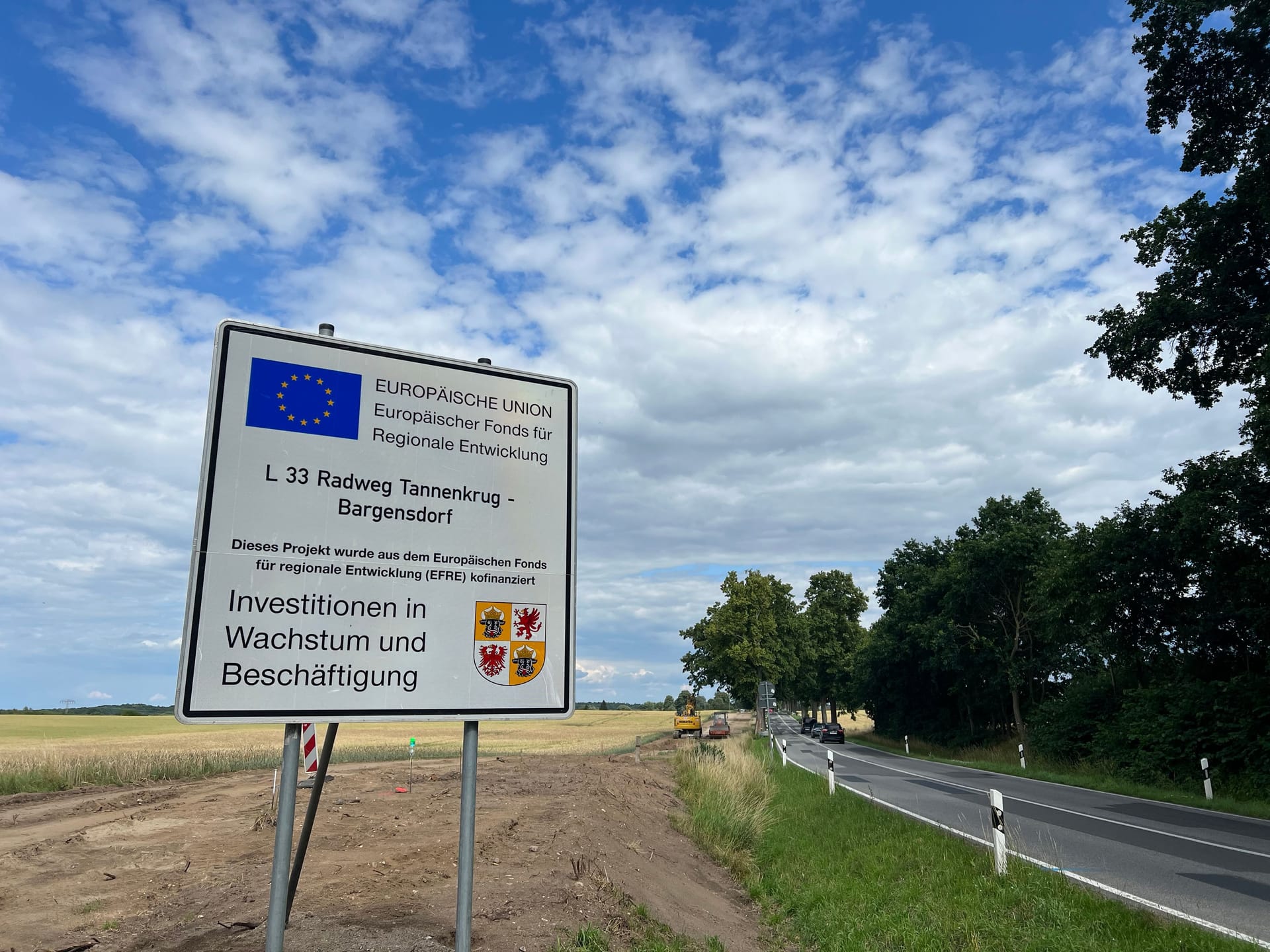 Mit Geld von der EU: Auch einen Fernradweg bekommt die Gemeinde.