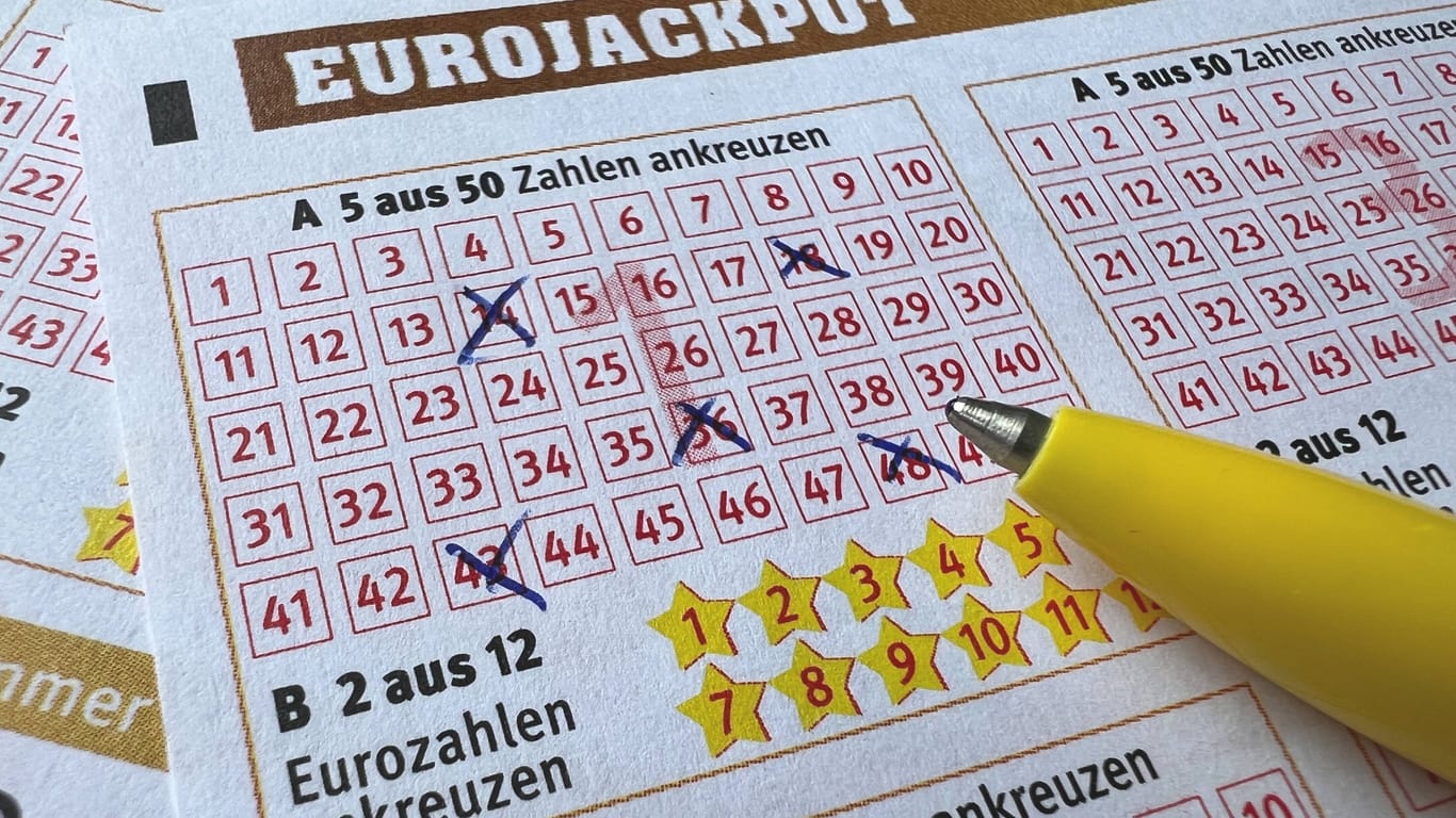 Fünf Kreuze – aber sind es die richtigen? (Archivfoto): Der Eurojackpot wird zwei Mal in der Woche ausgespielt.