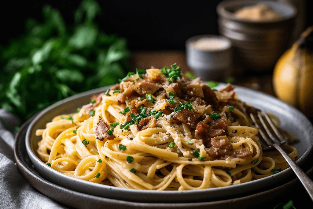 Vegane Carbonara