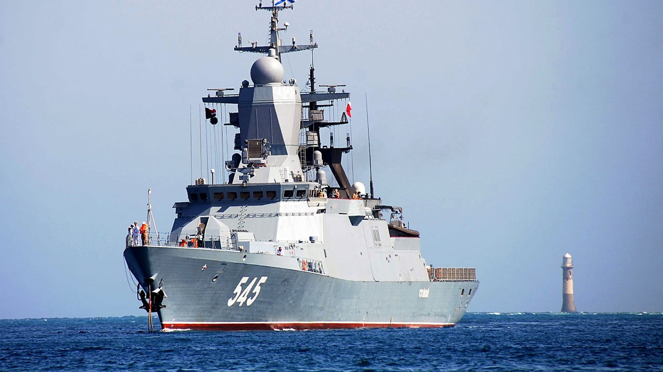 Eine russische Korvette vom Typ Stereguschtschi: Russlands neue Tarnboote sollten auf Schiffstyp basieren.