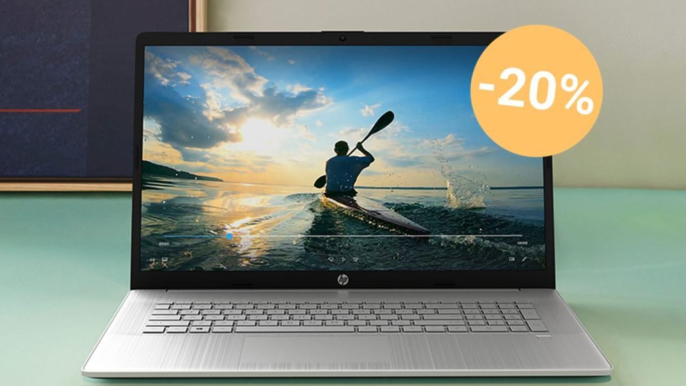 Der Laptop von HP mit 17-Zoll-Bildschirm und 256 GB Speicher ist heute bei Amazon stark reduziert.