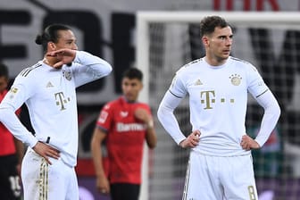 Leroy Sané und Leon Goretzka: Die beiden Stars haben bei Bayern einen schweren Stand.