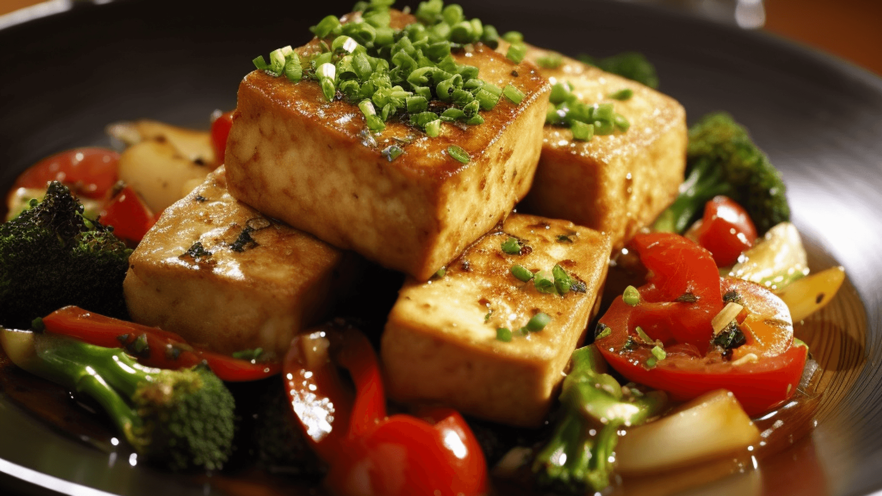 Gebratener Tofu mit Gemüse: Proteinreiches Veggie-Dinner