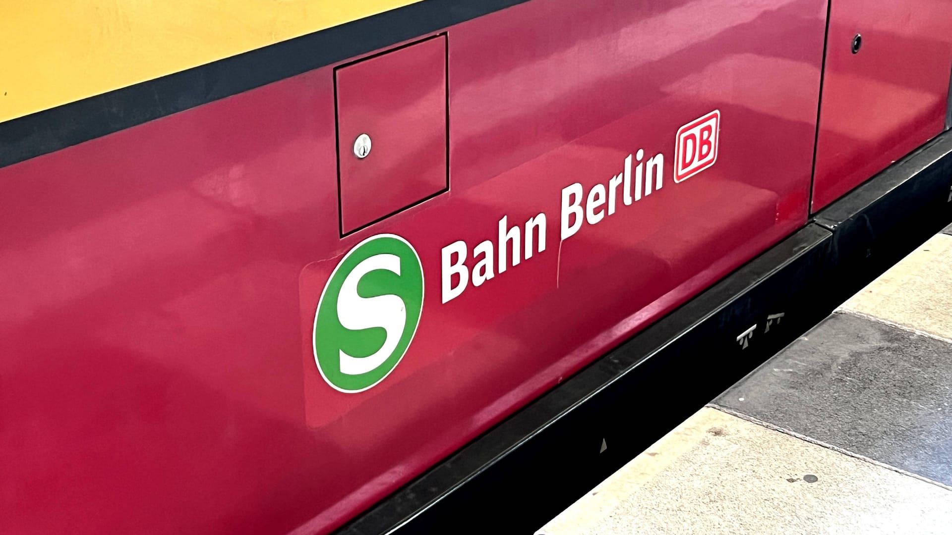 Ein Waggon der Berliner S-Bahn Ein Waggon der Berliner S-Bahn
