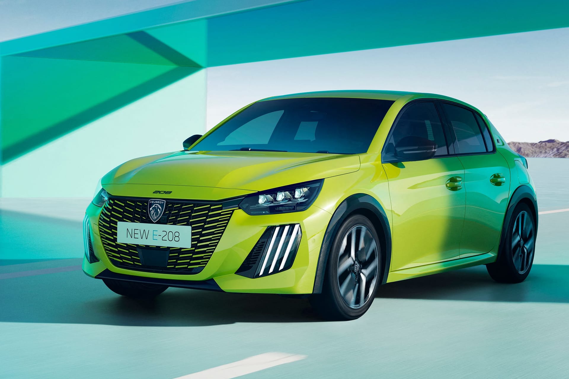 Neue Nase: Die Front des 208 passt sich dem aktuellen Peugeot-Design an.