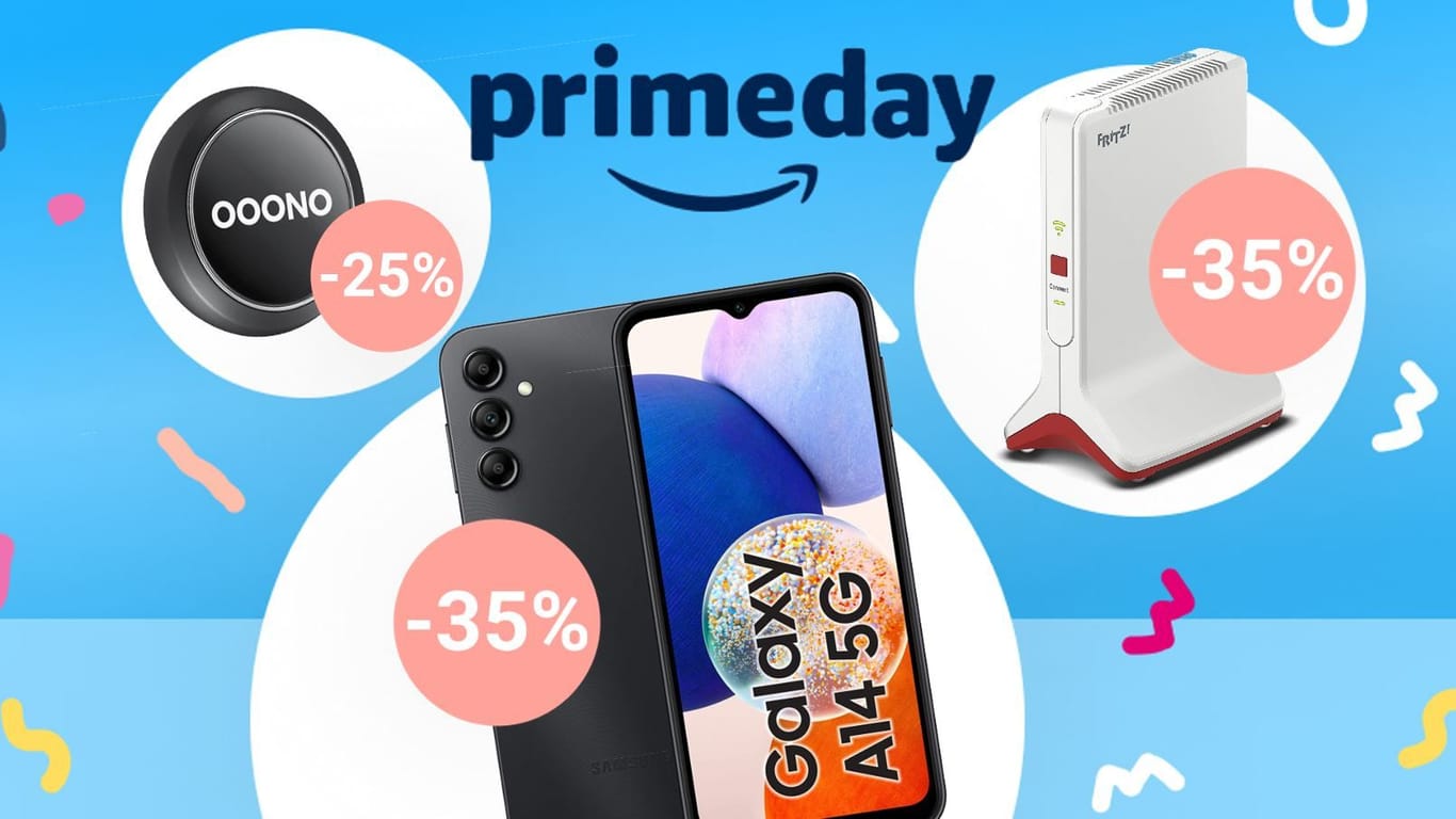 Nur noch heute: Das sind die besten Technik-Angebote an Amazons Prime Day.