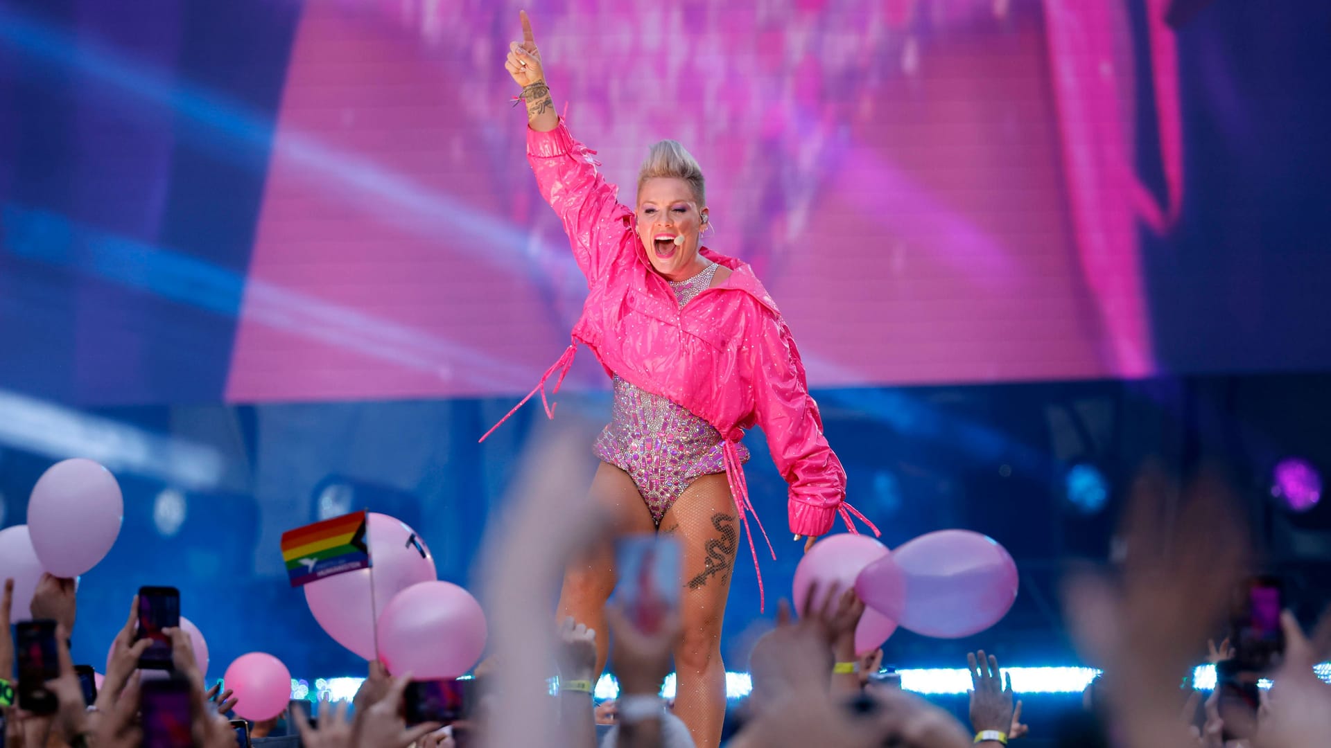 Pink bei einem Konzert in Köln (Archivbild): Am 12. und 13. Juli 2023 spielt die Sängerin in Hannover.