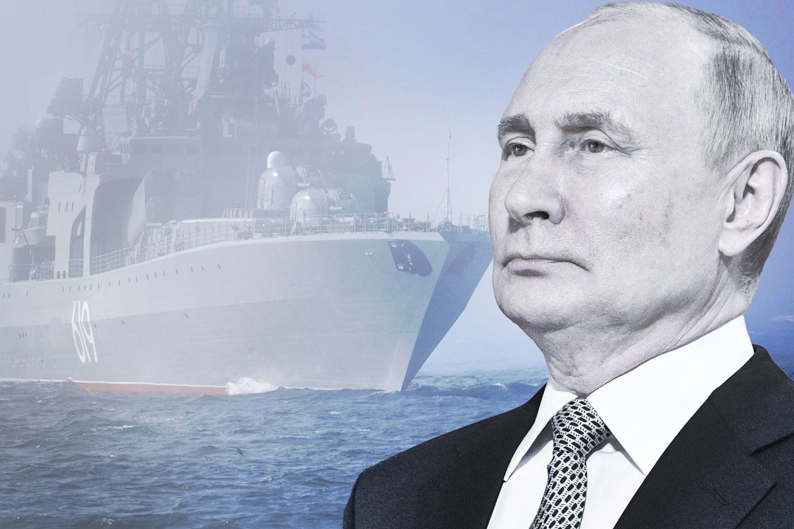 Russlands Marineschiffe fahren regelmäßig durch den Fehmarnbelt: Der russische Präsident Wladimir Putin nutzt die Flotte auch für Propaganda.