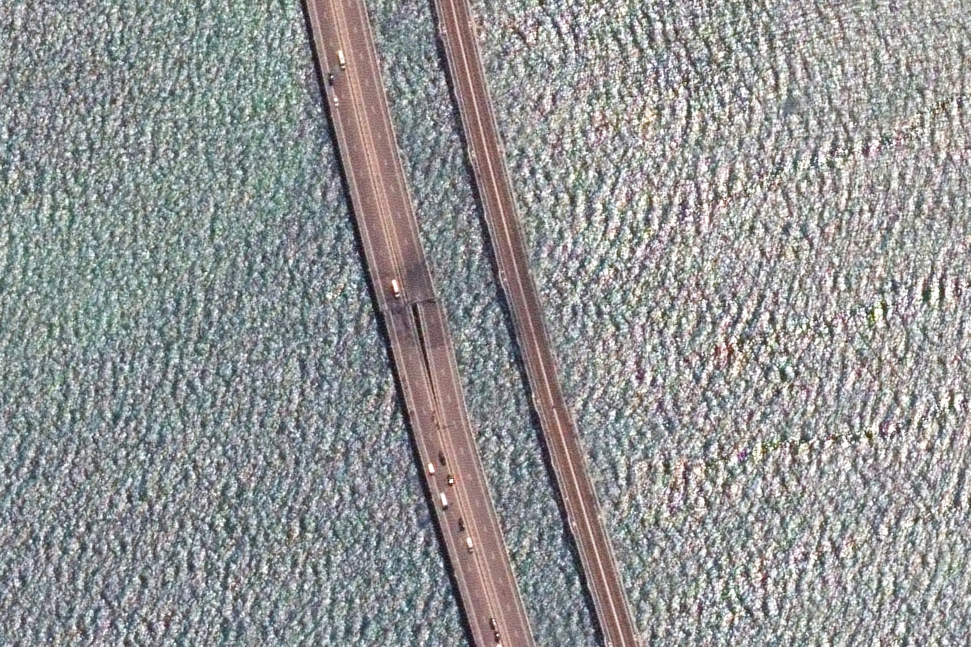 UKRAINE-CRISIS/CRIMEA BRIDGE SATELLITE