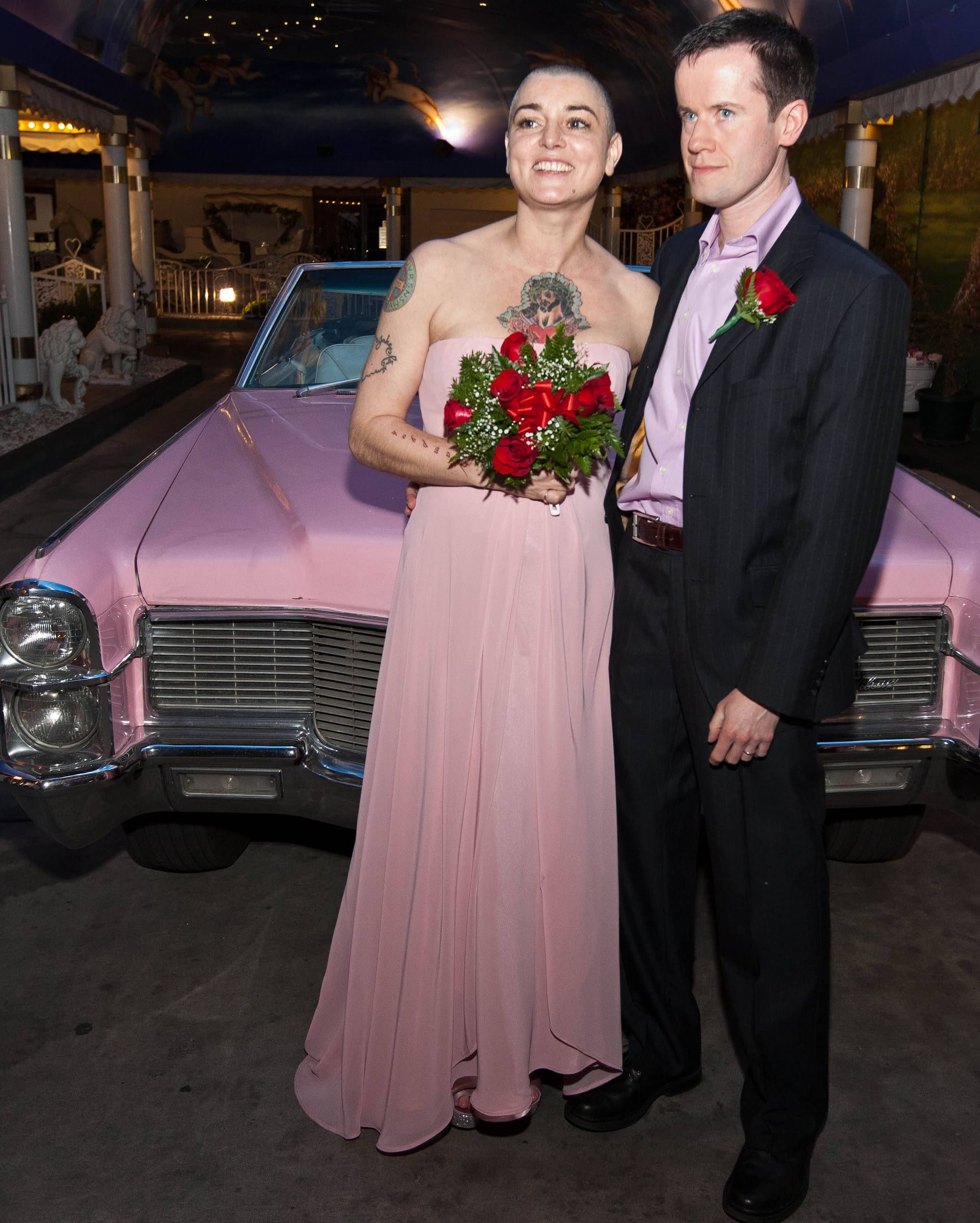 Sinéad O'Connor und Barry Herridge: Dieses Foto entstand bei ihrer Hochzeit in Las Vegas.