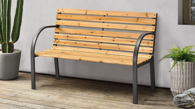 Blitzangebot Gartenbank von Juskys für unter 50 Euro bei Amazon