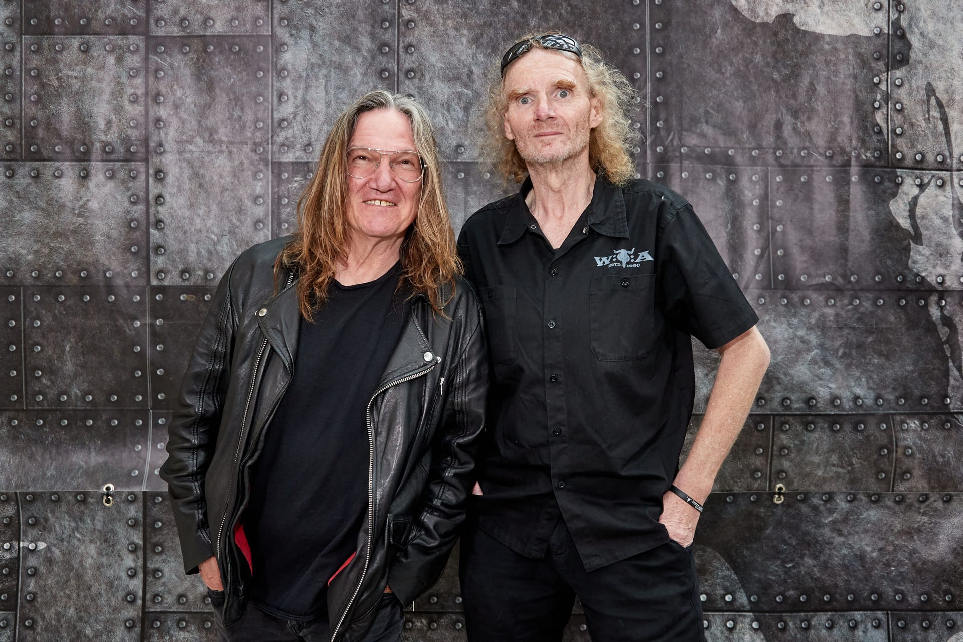 Die Wacken-Gründer Thomas Jensen und Holger Hübner: Hier bei der „Legend of Wacken“-Premiere in den Zeise Kinos in Hamburg.