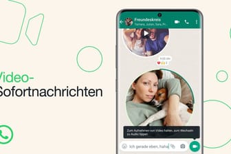 Video-Sofortnachrichten: WhatsApp will die Funktion in den kommenden Wochen für alle Nutzer veröffentlichen.