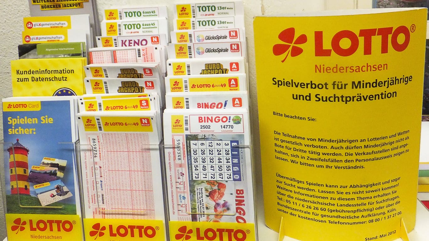 Tippscheine und Wettscheine von Lotto: Diese Woche gingen wieder einige hohe Gewinne nach Niedersachsen.