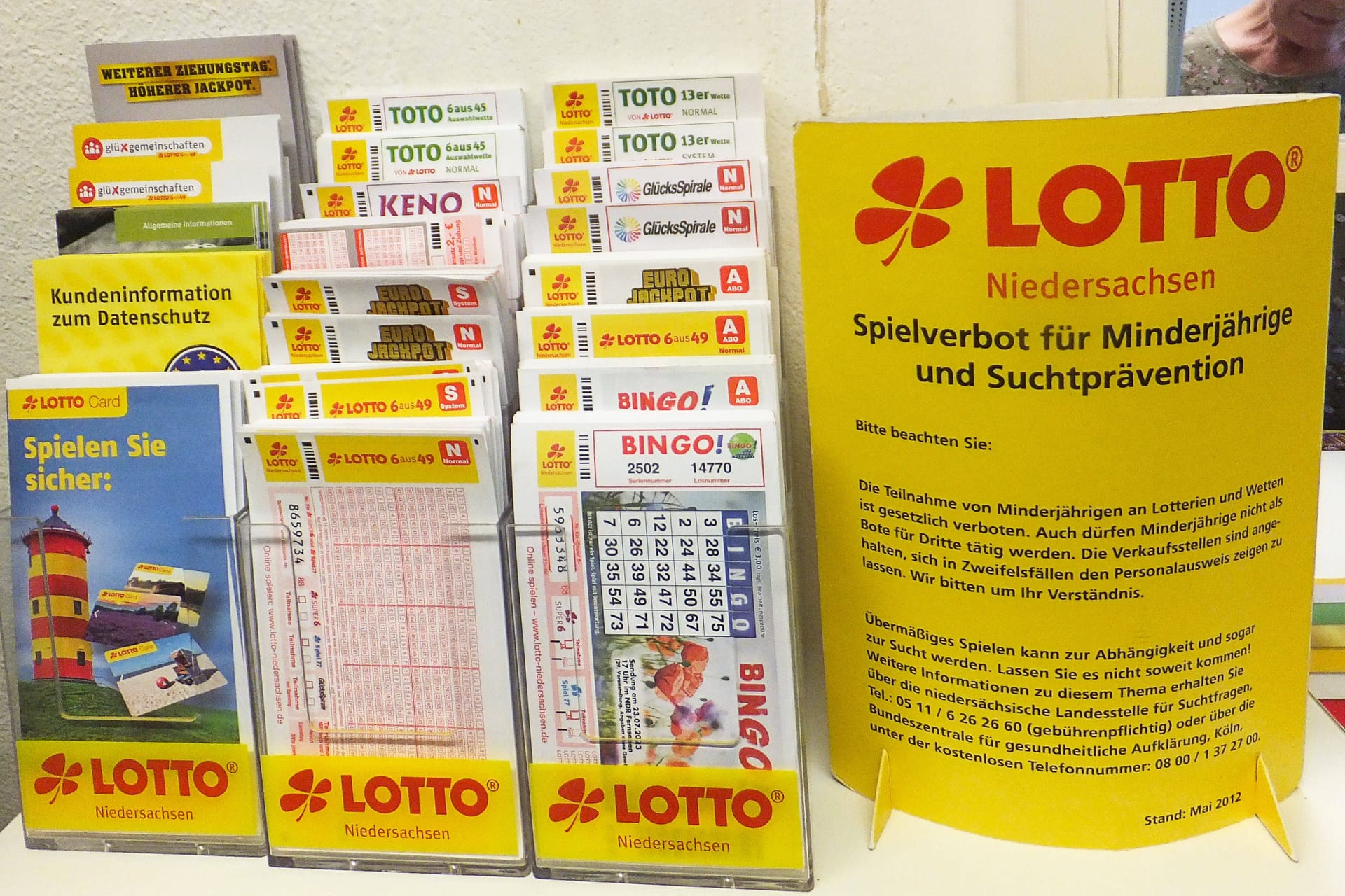 Tippscheine und Wettscheine von Lotto: Diese Woche gingen wieder einige hohe Gewinne nach Niedersachsen.