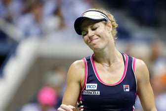 Laura Siegemund: Bei den US Open hatte sie nicht nur mit ihrer Gegnerin zu kämpfen.