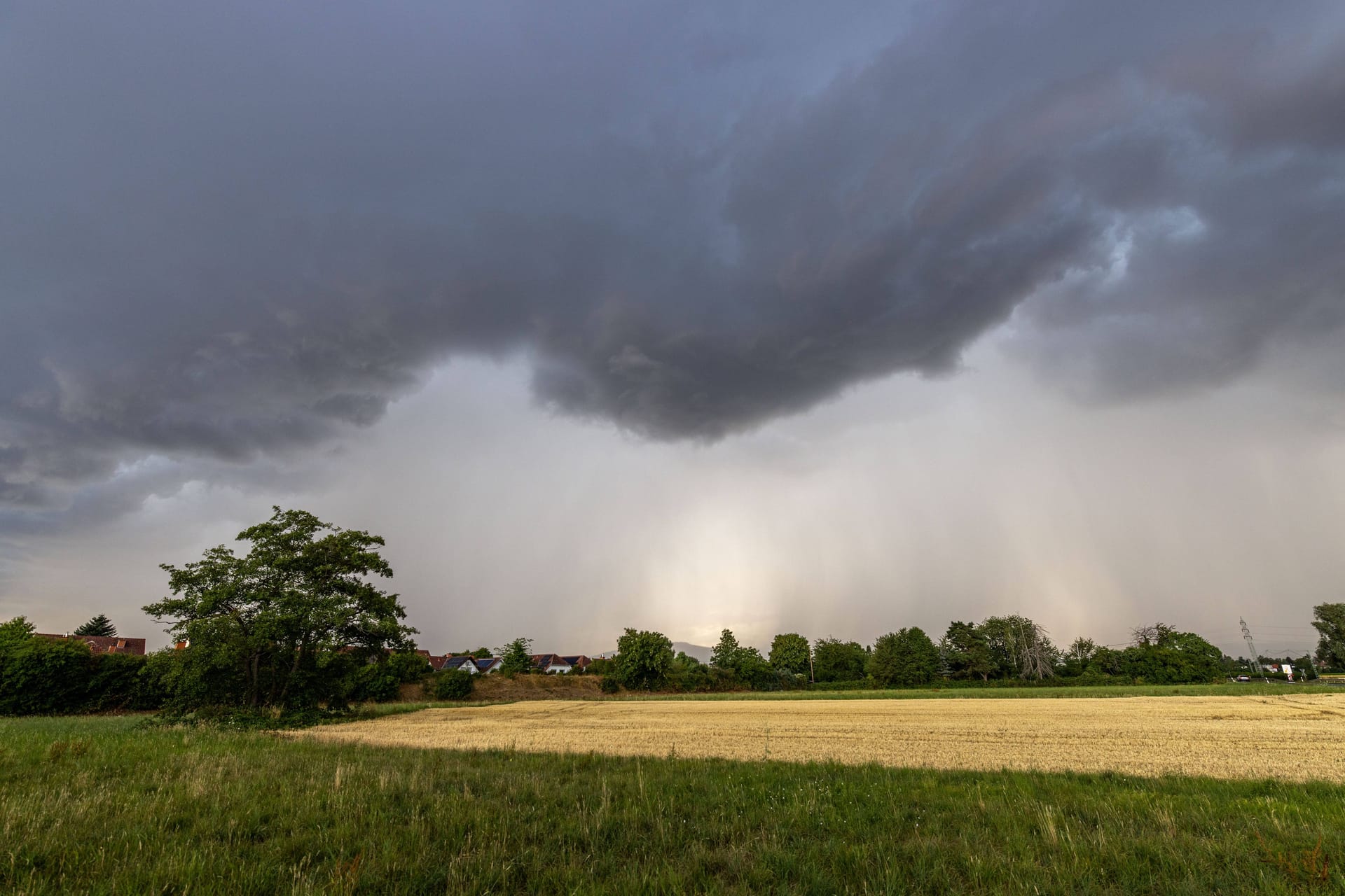 Gewitterfront (Symbolbild): Stürme und Gewitter ziehen in den kommenden Tagen über Deutschland.