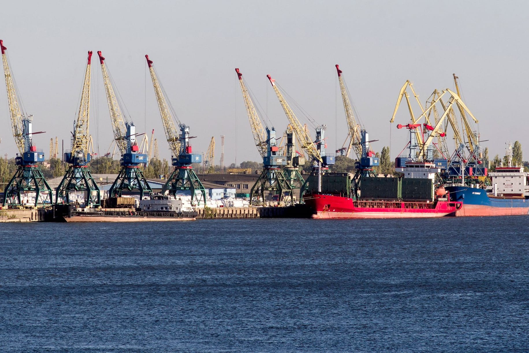 Der Hafen von Ismail (Archivbild): Am anderen Flussufer liegt Rumänien.