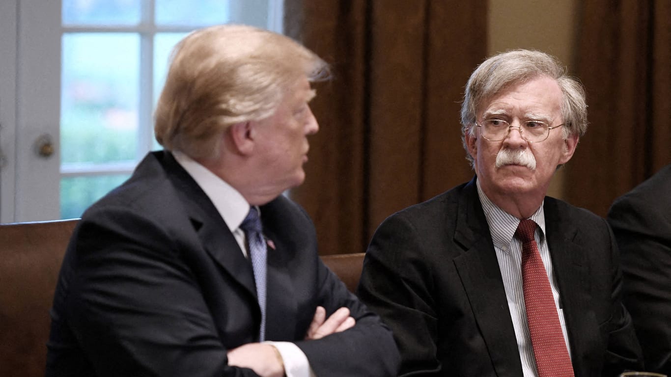 Donald Trump und John Bolton (Archivbild): Von April 2018 bis September 2019 war Bolton Sicherheitsberater im Weißen Haus.