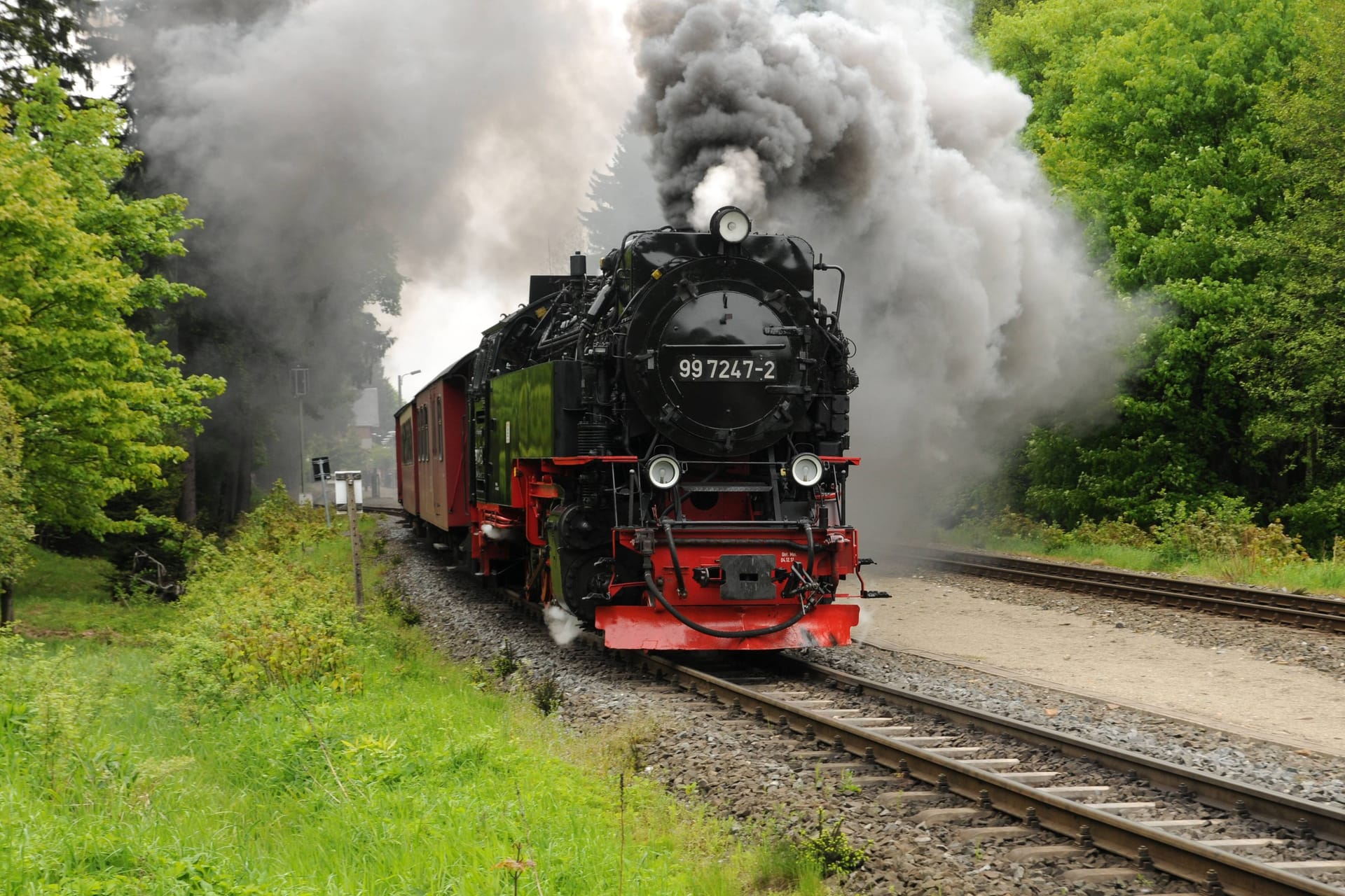 Die Brockenbahn im Harz: Das Mittelgebirge ist bei den Deutschen eine beliebte Urlausbsregion.