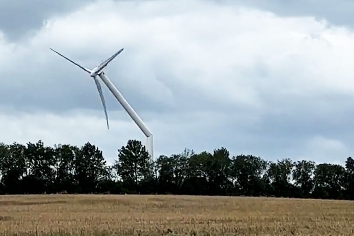 Windrad, Deutschland, Energie, Unglück, Wind, Sturm,