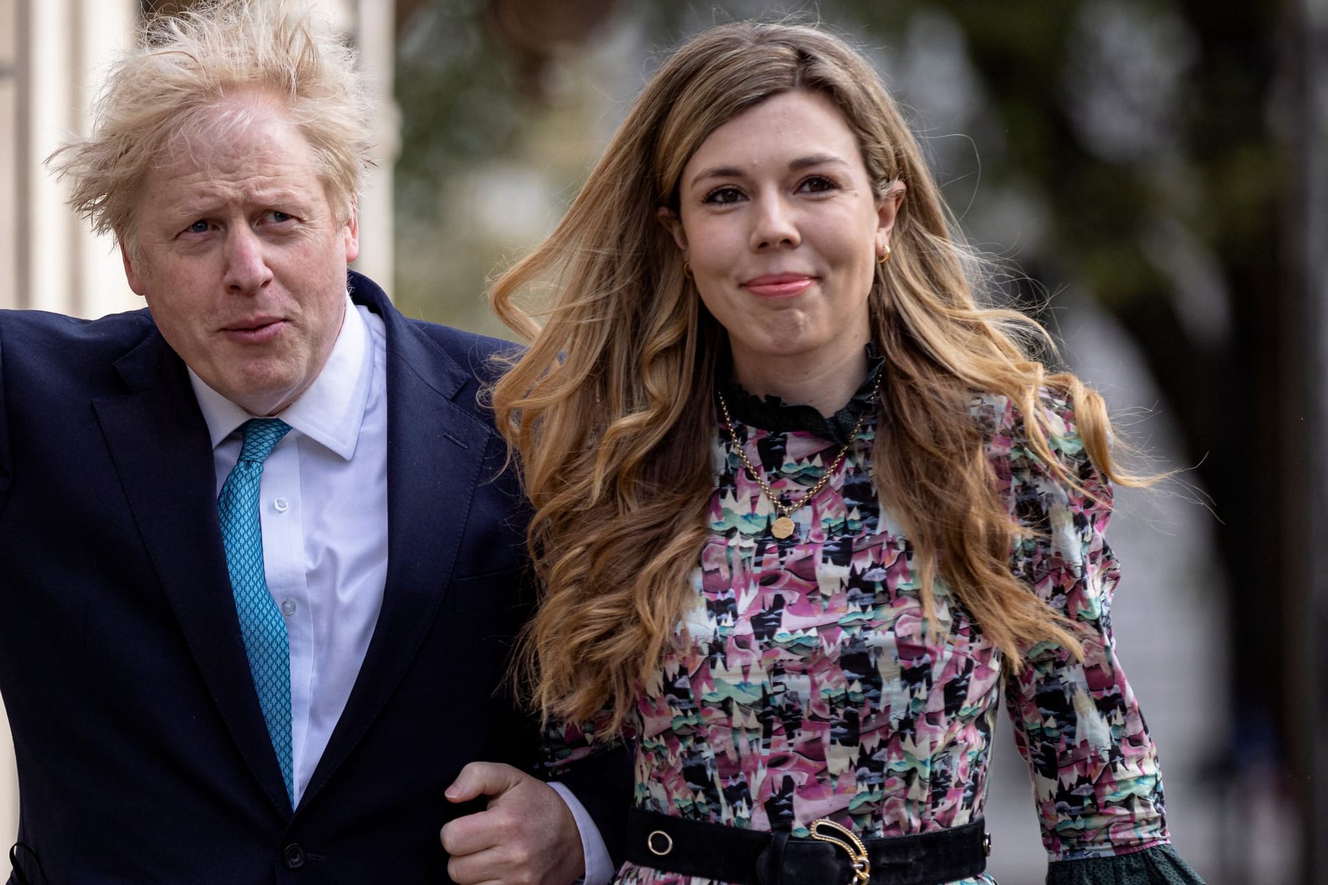 Boris und Carrie Johnson: Seit 2021 ist das Paar verheiratet.