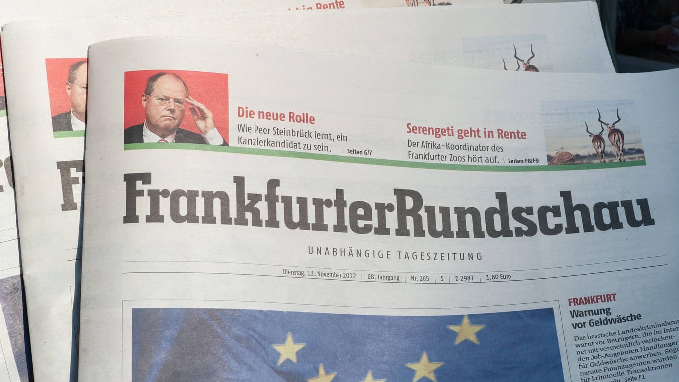 Eine ältere Ausgabe der Frankfurter Rundschau.