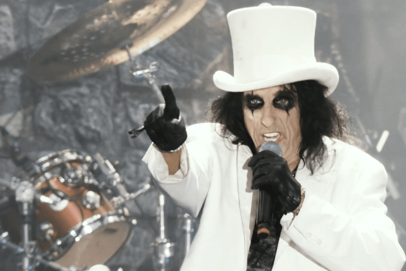 Alice Cooper: Den ikonischen Make-up-Look trägt er seit gut 50 Jahren.