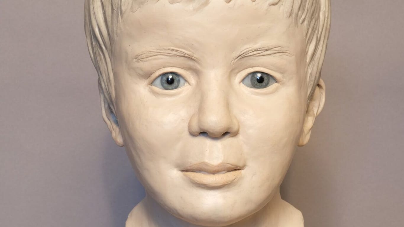 Rekonstruiertes Gesicht: So könnte der Junge ausgesehen haben.