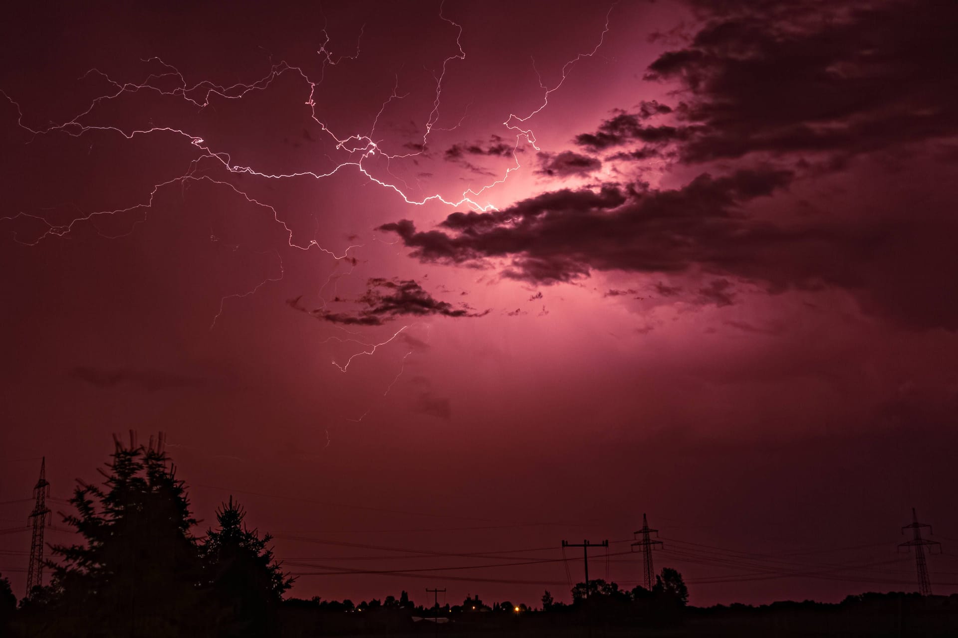 Gewitter in Bayern (Archivfoto): Die Hitze bringt auch Unwetter mit sich.