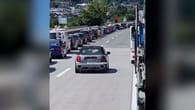 A10 in Österreich: Dreister deutscher Mini-Fahrerin blüht..
