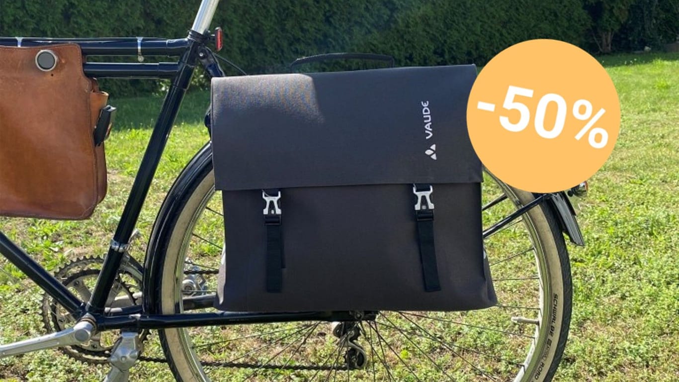 50 Prozent Rabatt: Die Vaude-Fahrradtasche fürs Büro war noch nie günstiger als jetzt.