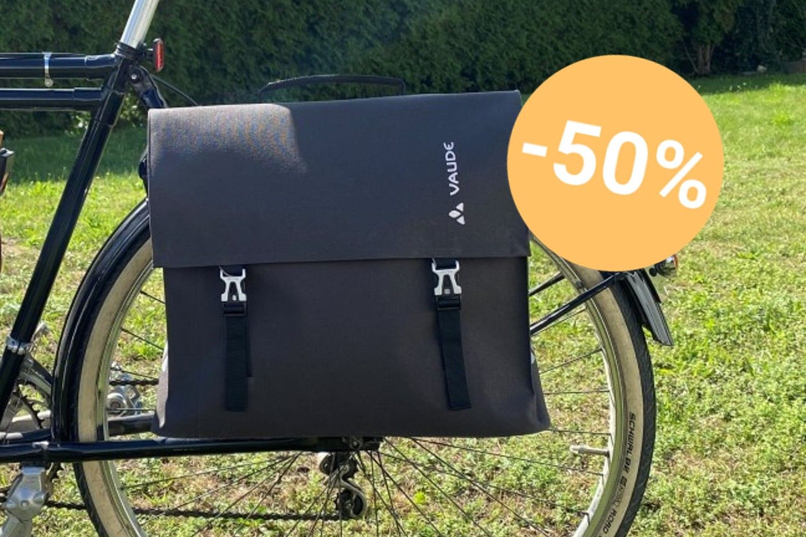 50 Prozent Rabatt: Die Vaude-Fahrradtasche fürs Büro war noch nie günstiger als jetzt.