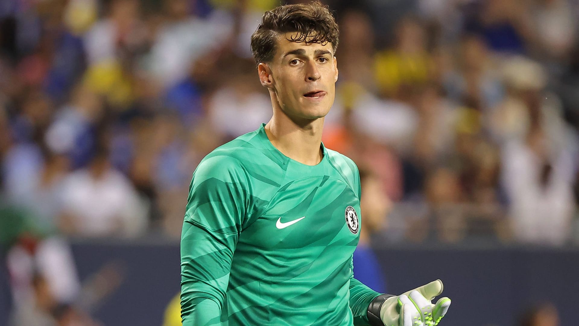 Kepa im Chelsea-Trikot: Der Spanier steht seit 2018 im Tor der Londoner.