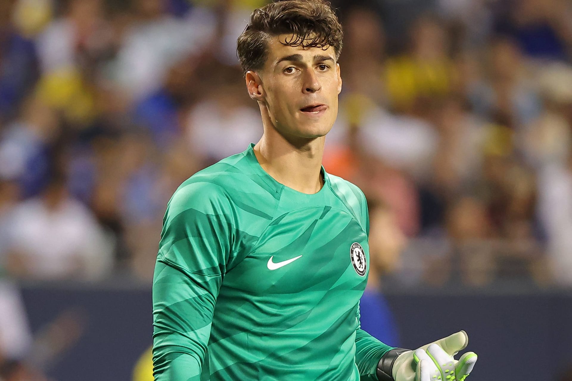 Kepa im Chelsea-Trikot: Der Spanier steht seit 2018 im Tor der Londoner.