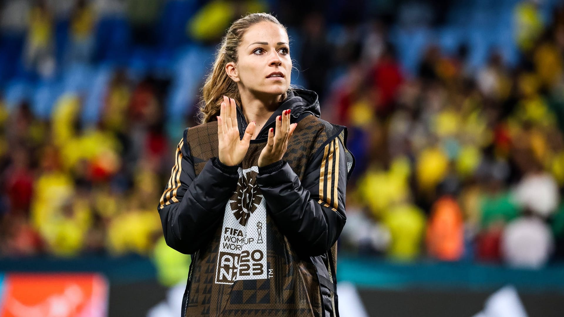 Melanie Leupolz stand gegen Marokko noch in der Startelf, saß danach auf der Bank.