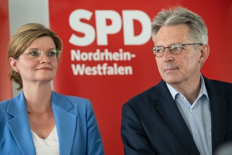 Sarah Philipp, Duisburger Landtagsabgeordnete und Achim Post, Vorsitzender der NRW-Landesgruppe im Bundestag (Archivbild): Beide haben sich für die SPD-Doppelspitze beworben.