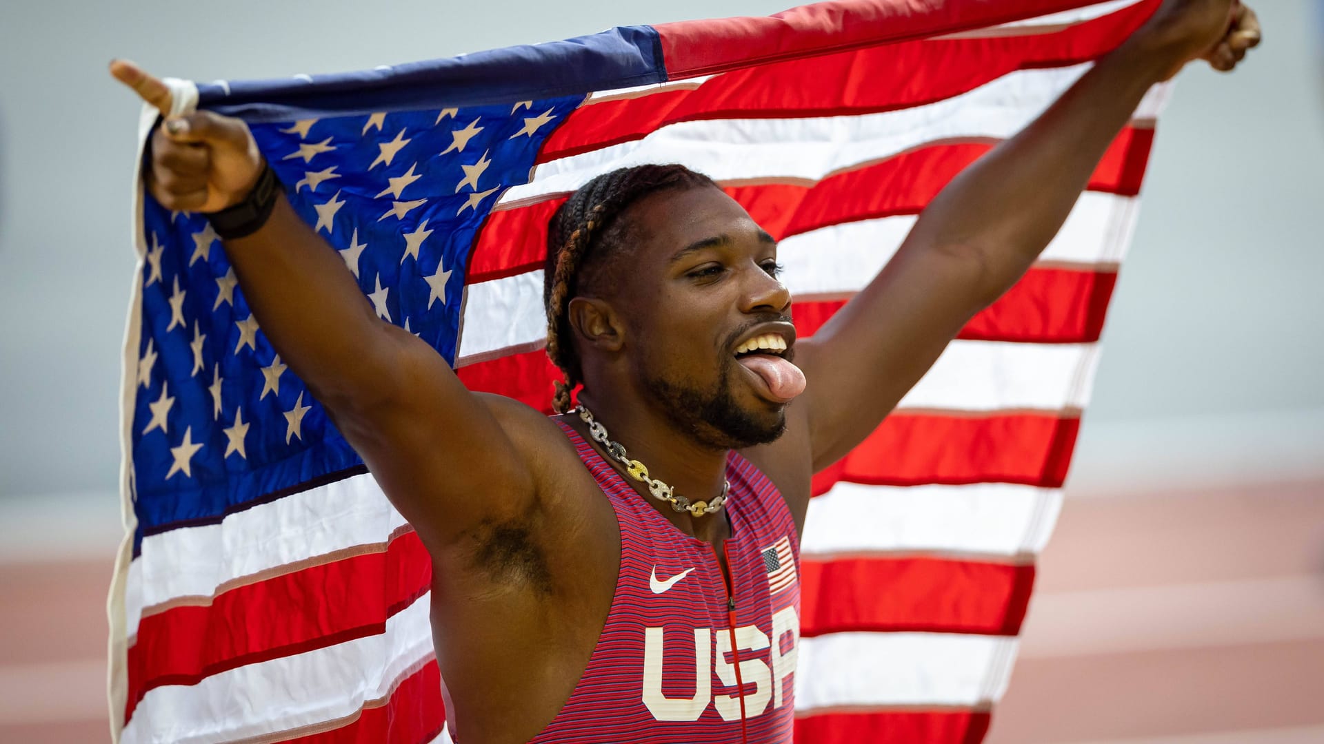 Noah Lyles: Er ist der neue Sprintweltmeister über die 100 Meter.