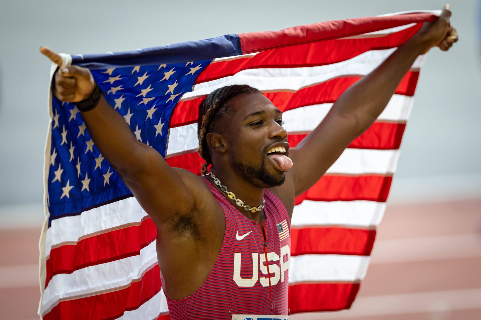 Noah Lyles: Er ist der neue Sprintweltmeister über die 100 Meter.