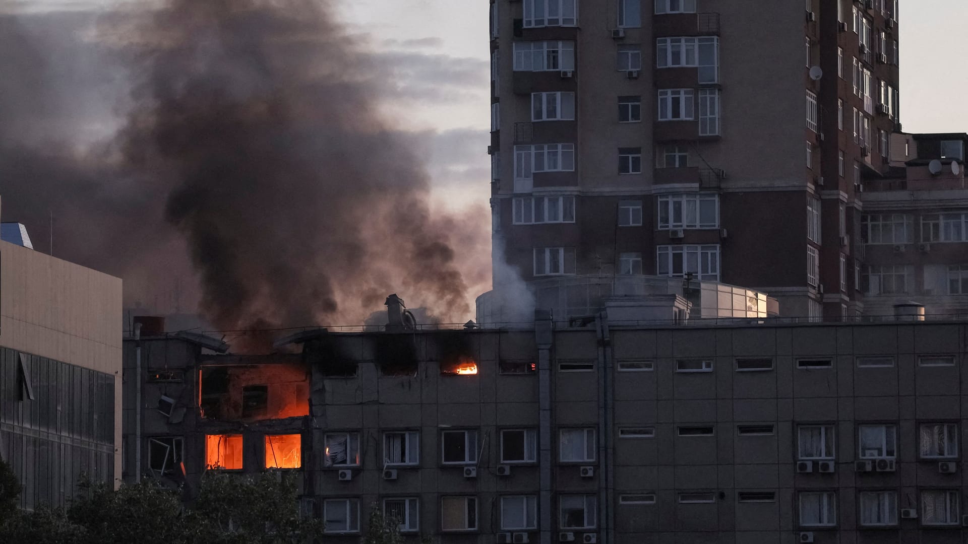 UKRAINE-CRISIS/KYIV-BLASTS