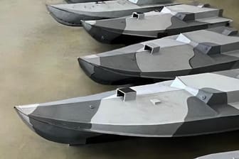 Ukrainische "Sea Baby"-Drohnen (Archivbild): Sie werden vor allem bei Angriffen nahe der Halbinsel Krim eingesetzt.