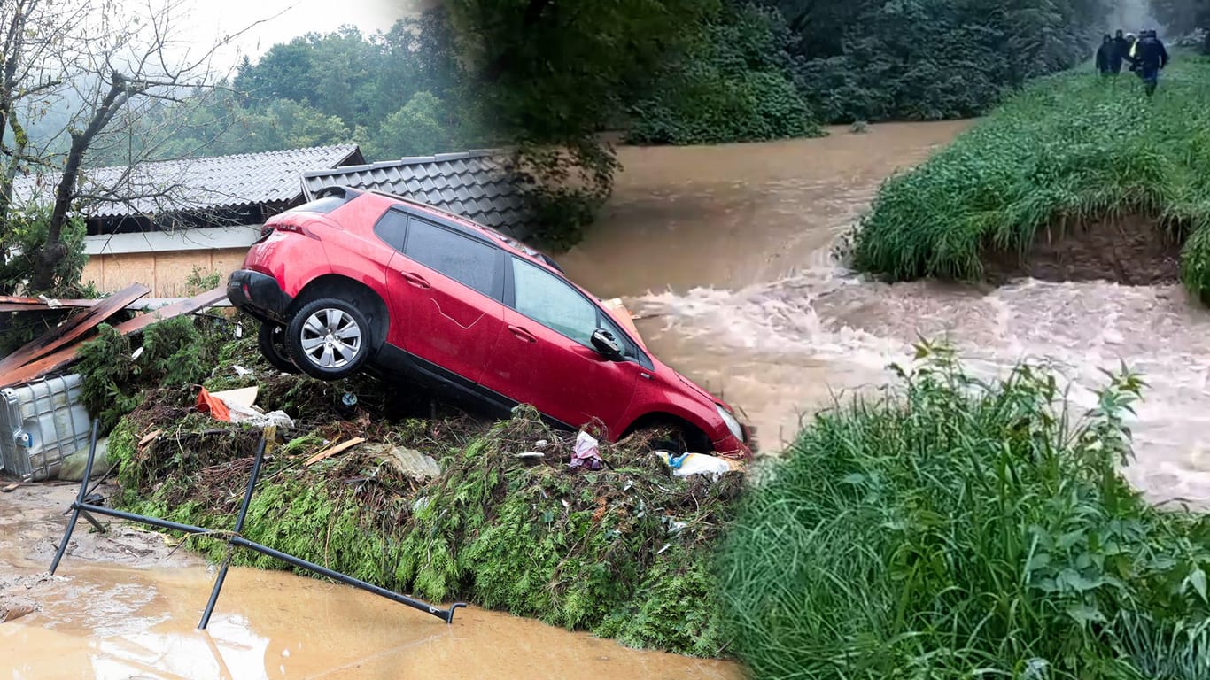 Starkregen sorgt für Dammbruch in Slowenien