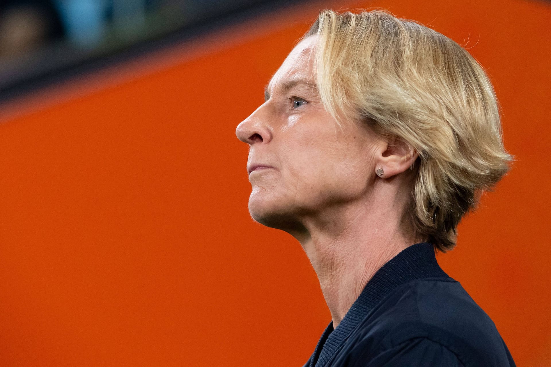 Martina Voss-Tecklenburg: Die Bundestrainerin beschönigte das WM-Aus nicht und stellte sich vor ihr Team.